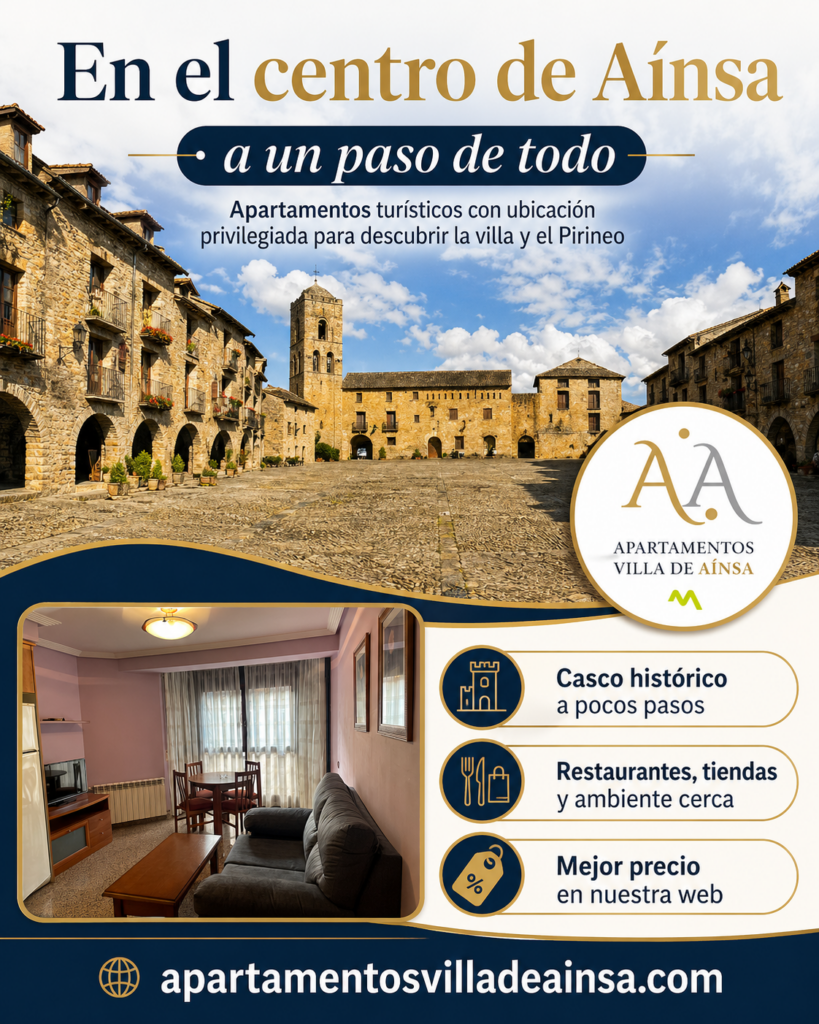 Apartamentos Villa de Aínsa: Todo listo para una estancia cómoda de verdad