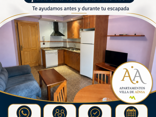 Apartamentos Villa de Aínsa: Contacto directo para una estancia más fácil