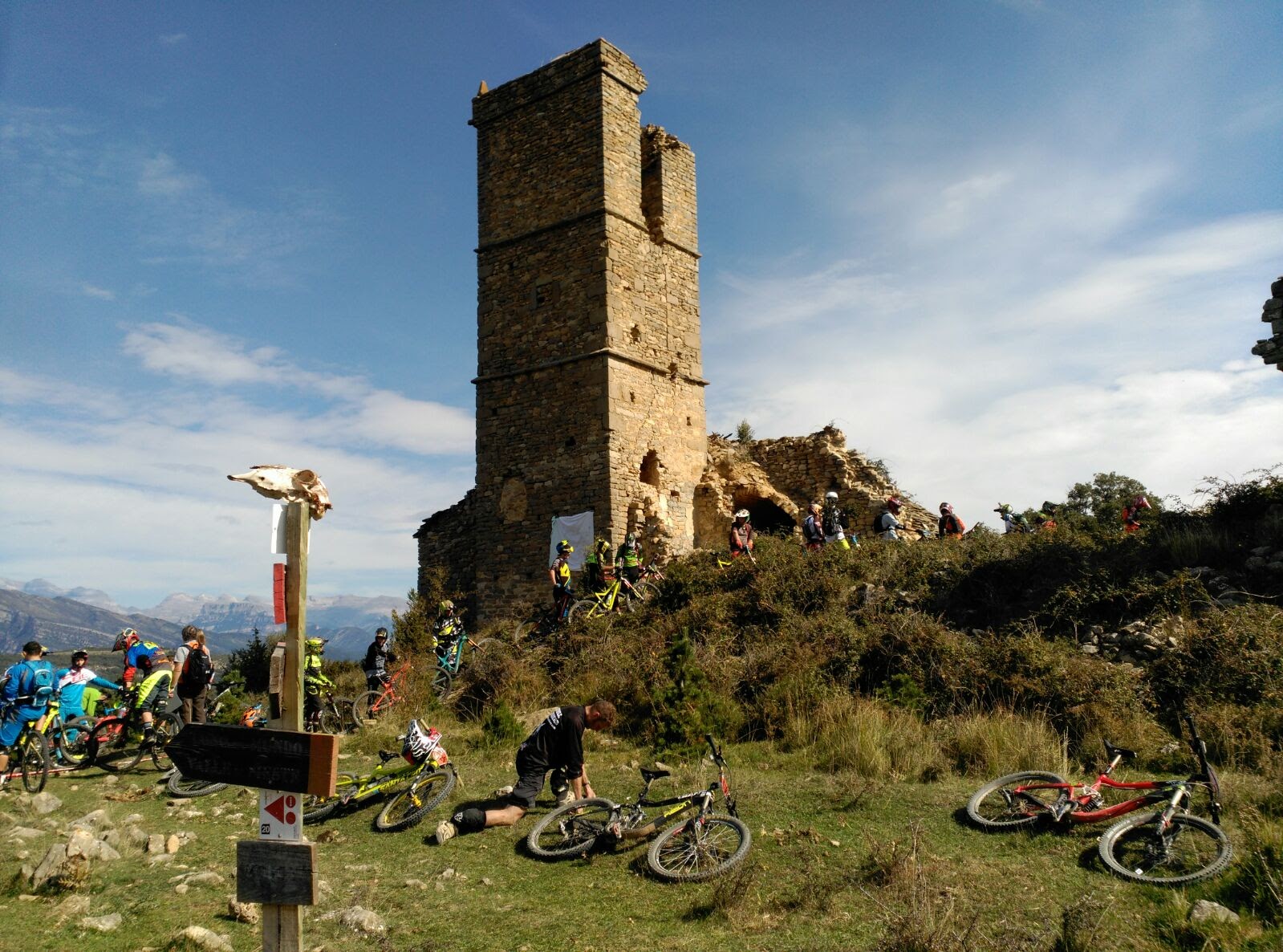 Aínsa en bicicleta: Zona Zero, BTT, enduro, pump track y alojamiento 1 Ruta de BTT de Zona Zero en el entorno de Aínsa